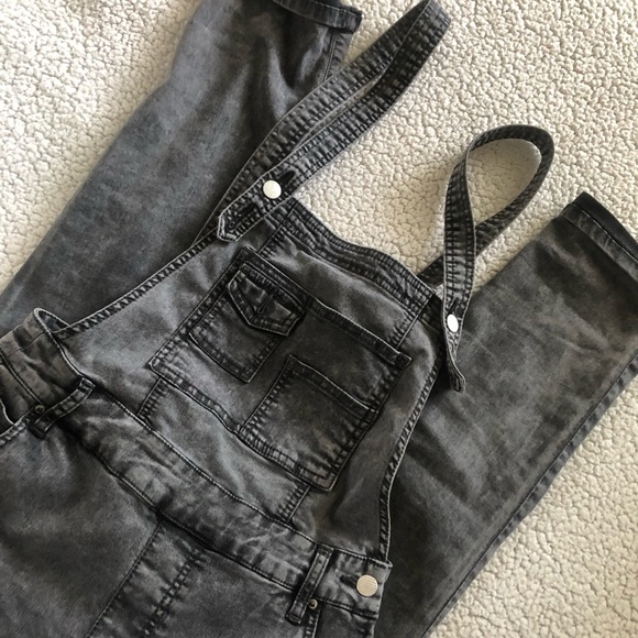 Free People Skinny Jean Overalls - Picture 4 of 4